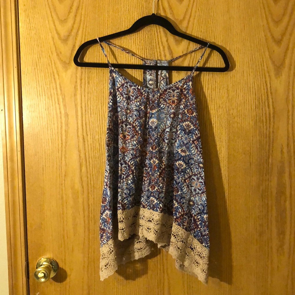 Multicolored Racerback Tank